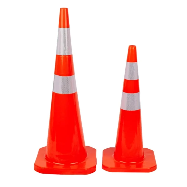 Orange Caution Cones