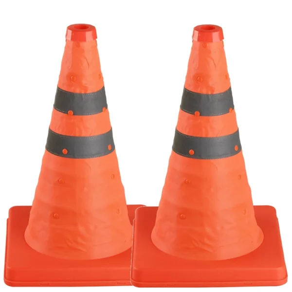 orange traffic cones