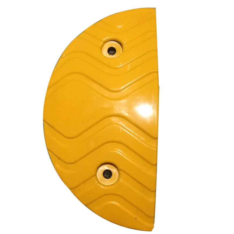 yellow speed bumps