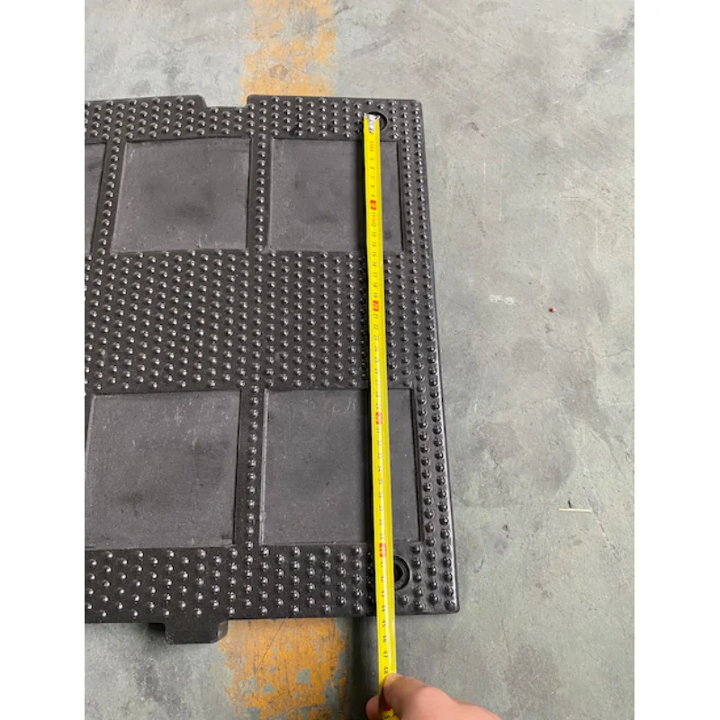vulcanized rubber speed bump