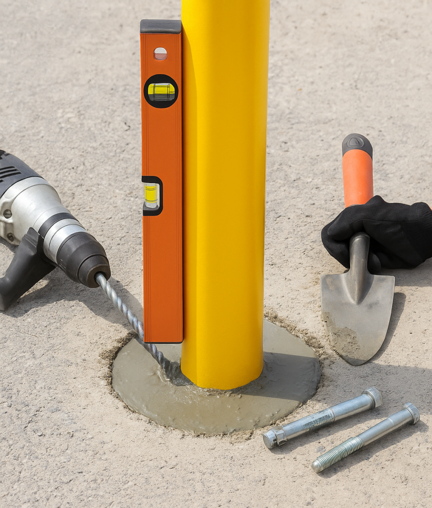 Safety Bollard & Warning Post Installation: Step-by-Step Guide ...
